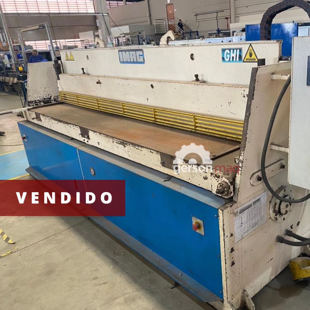 GUILHOTINA HIDRÁULICA CNC IMAG GHI3006 ano 2012